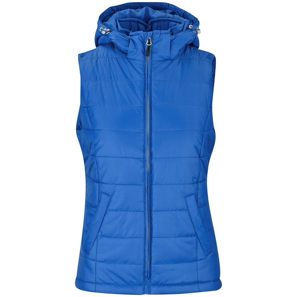Ladies Evolution Bodywarmer - Royal Blue Mirelle Leather and Lifestyle