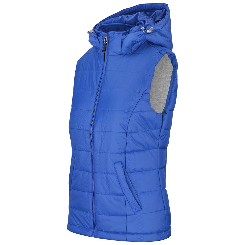 Ladies Evolution Bodywarmer - Royal Blue Mirelle Leather and Lifestyle