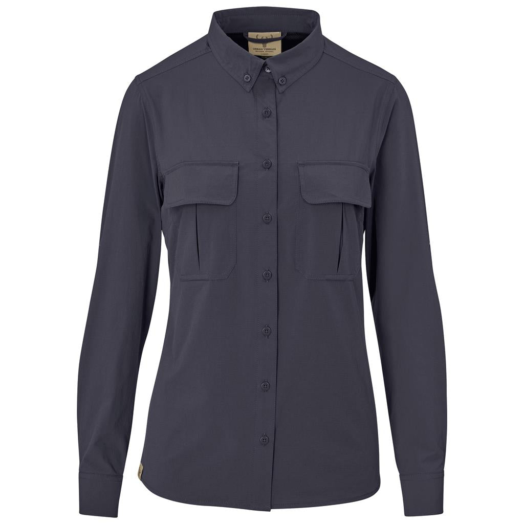 Ladies Long Sleeve Amatola Shirt - South Africa - Mirelle Leather and Lifestyle