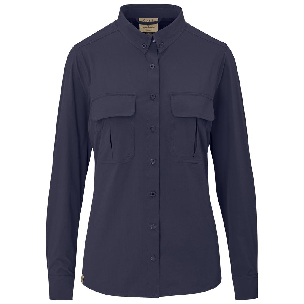 Ladies Long Sleeve Amatola Shirt - South Africa - Mirelle Leather and Lifestyle