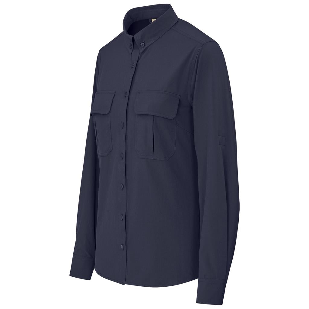 Ladies Long Sleeve Amatola Shirt - South Africa - Mirelle Leather and Lifestyle