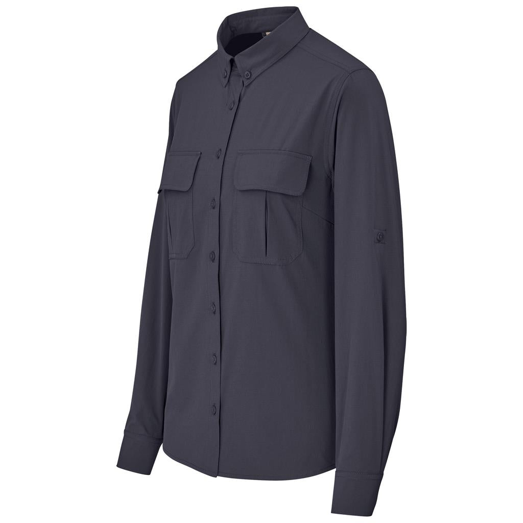Ladies Long Sleeve Amatola Shirt - South Africa - Mirelle Leather and Lifestyle