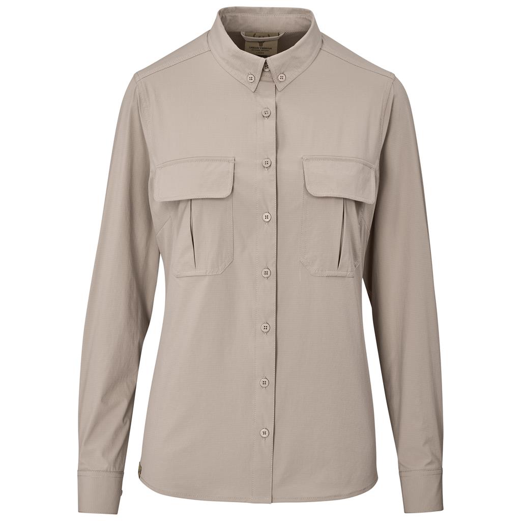 Ladies Long Sleeve Amatola Shirt - South Africa - Mirelle Leather and Lifestyle