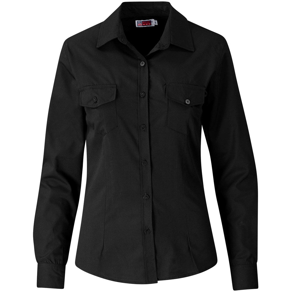 Ladies Long Sleeve Kensington Shirt - South Africa - Mirelle Leather and Lifestyle