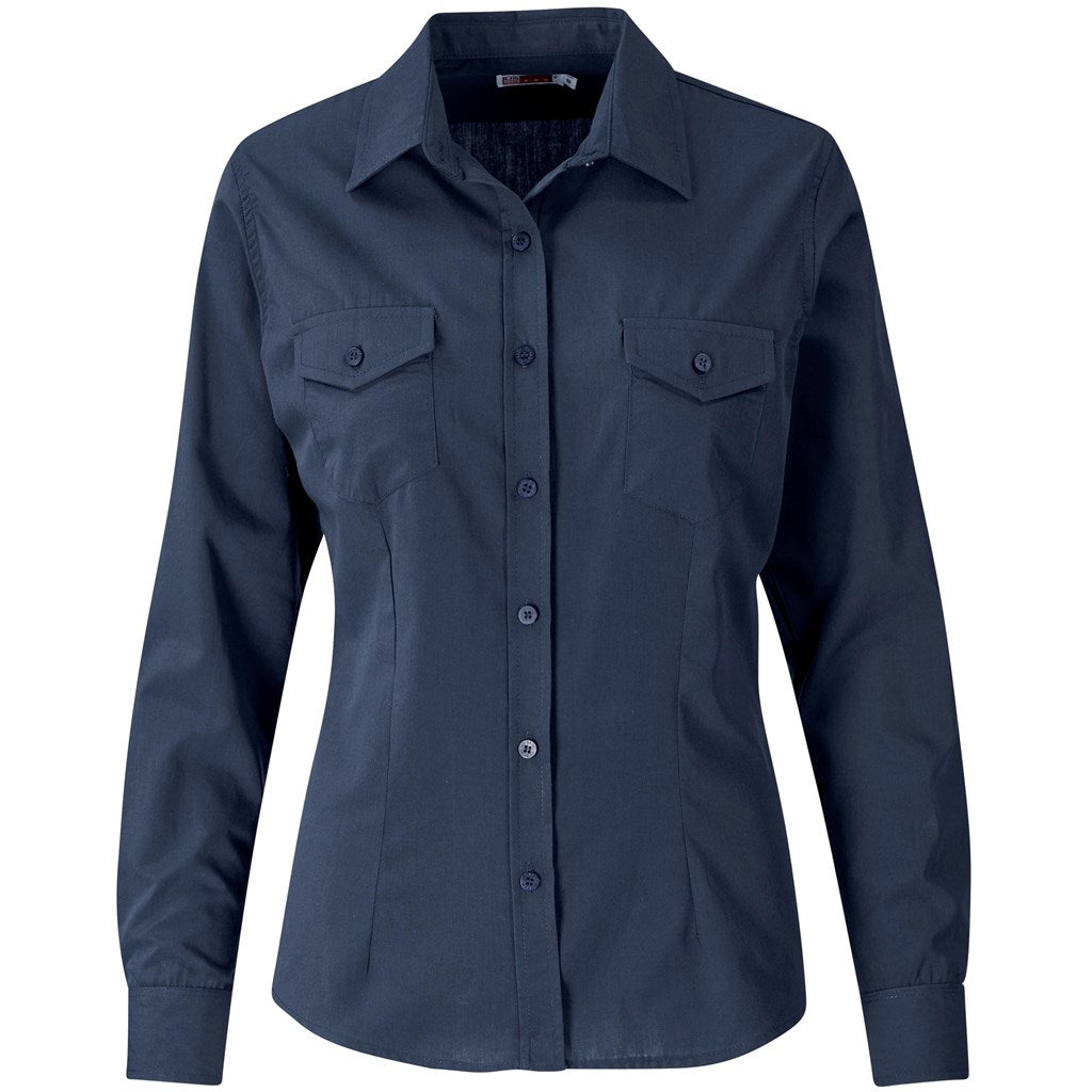 Ladies Long Sleeve Kensington Shirt - South Africa - Mirelle Leather and Lifestyle