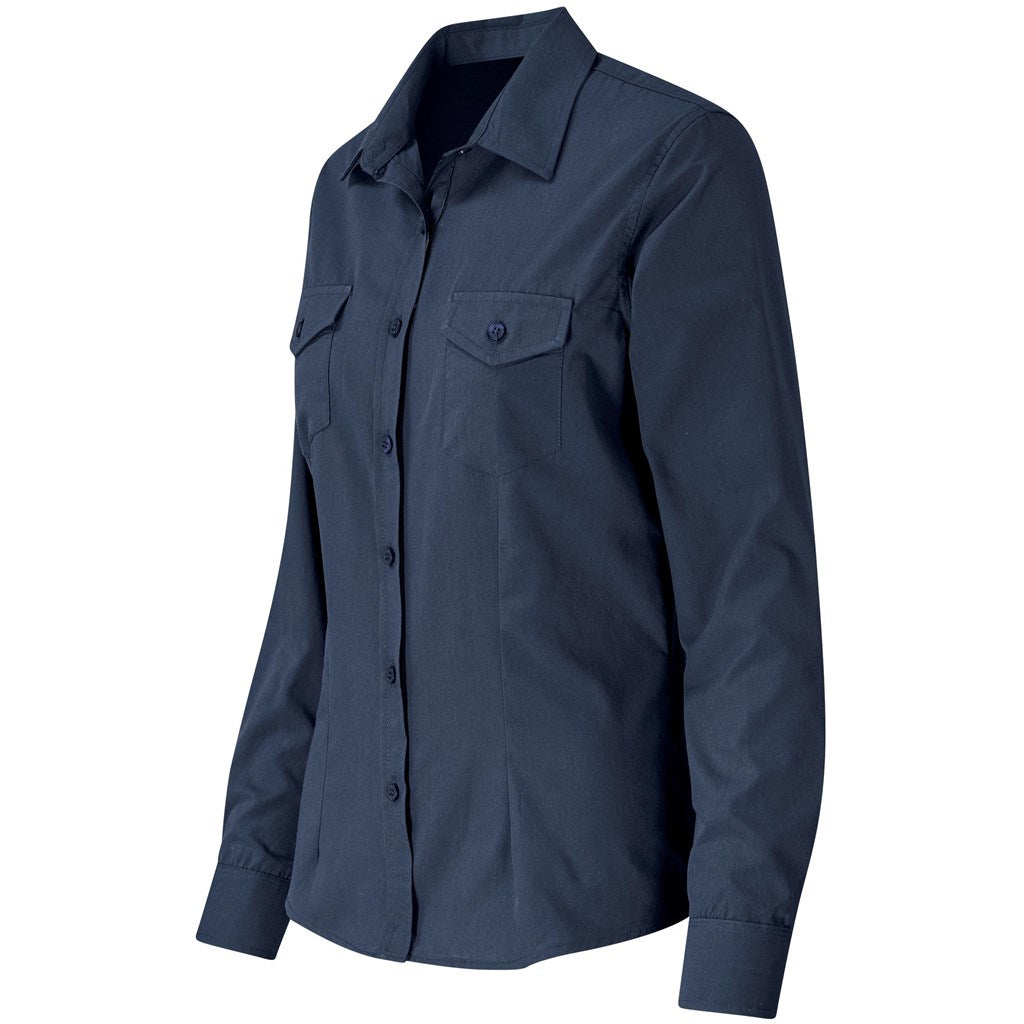 Ladies Long Sleeve Kensington Shirt - South Africa - Mirelle Leather and Lifestyle