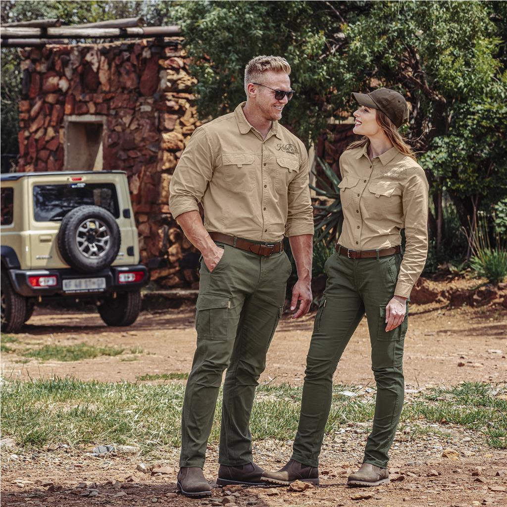 Ladies Long Sleeve Mawenzi Twill Shirt - South Africa - Mirelle Leather and Lifestyle