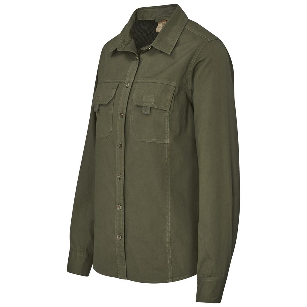 Ladies Long Sleeve Mawenzi Twill Shirt - South Africa - Mirelle Leather and Lifestyle