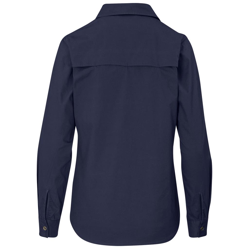 Ladies Long Sleeve Mawenzi Twill Shirt - South Africa - Mirelle Leather and Lifestyle