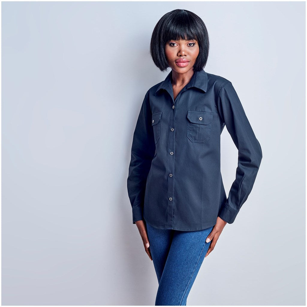 Ladies Long Sleeve Wildstone Shirt - South Africa - Mirelle Leather and Lifestyle