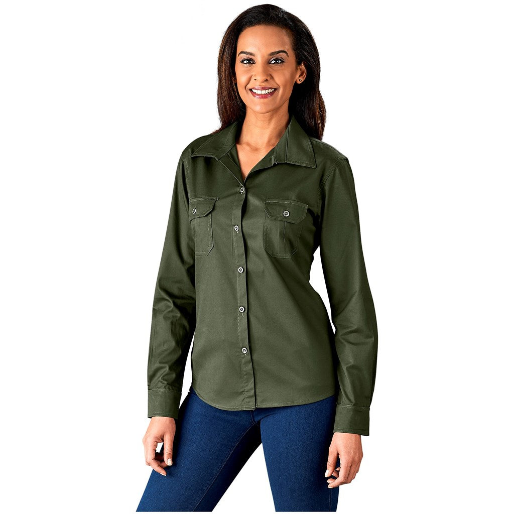 Ladies Long Sleeve Wildstone Shirt - South Africa - Mirelle Leather and Lifestyle