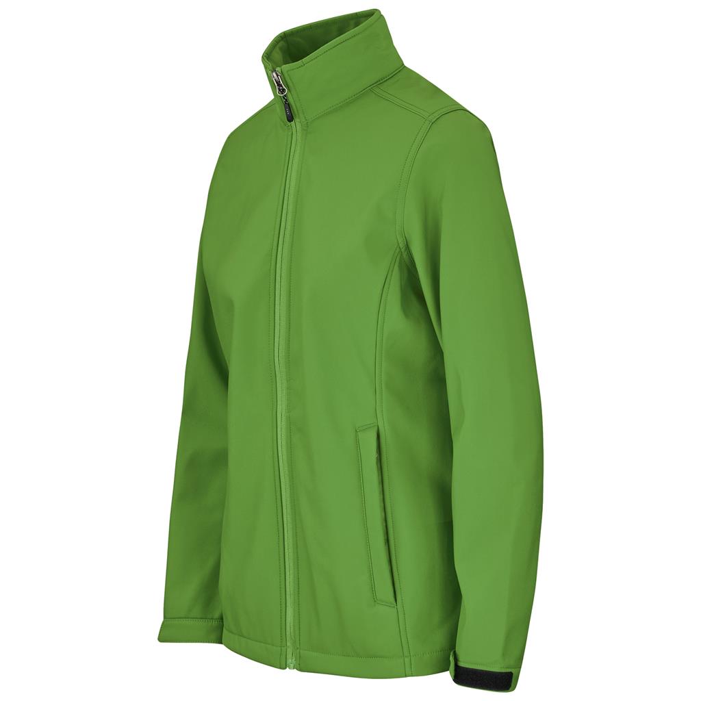 Ladies Maxson Softshell Jacket - Green Mirelle Leather and Lifestyle