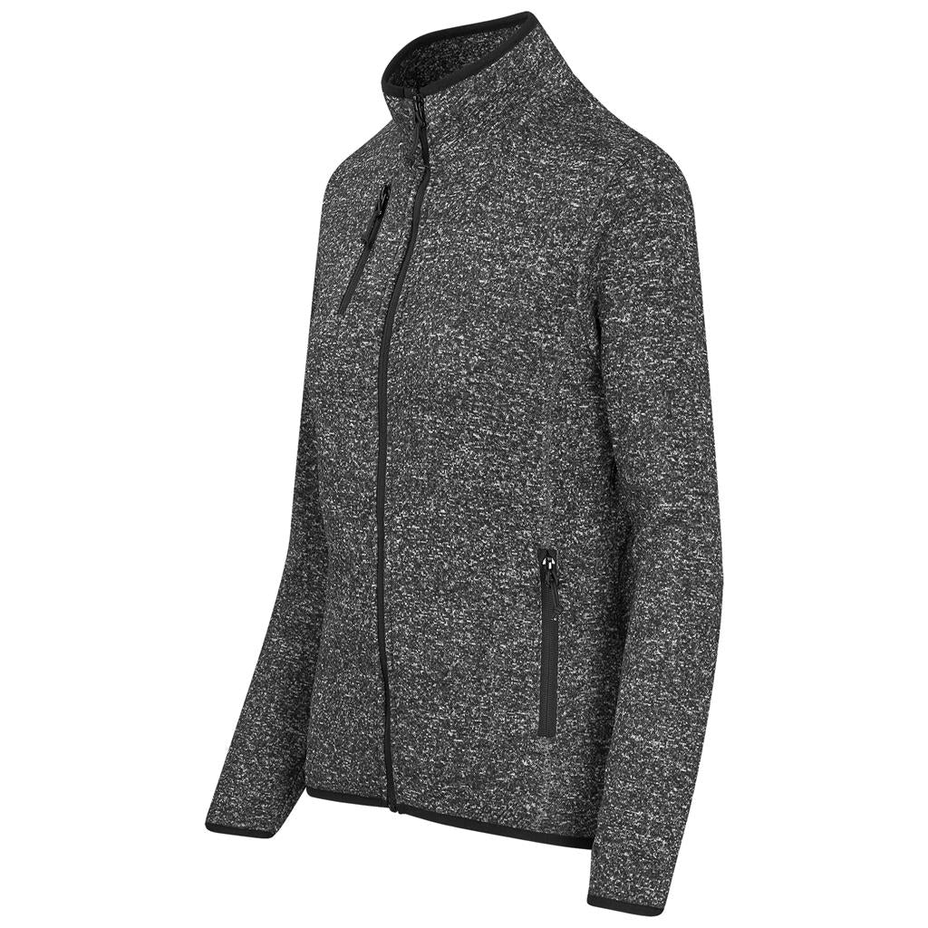 Ladies Paragon Fleece Jacket - Charcoal Mirelle Leather and Lifestyle