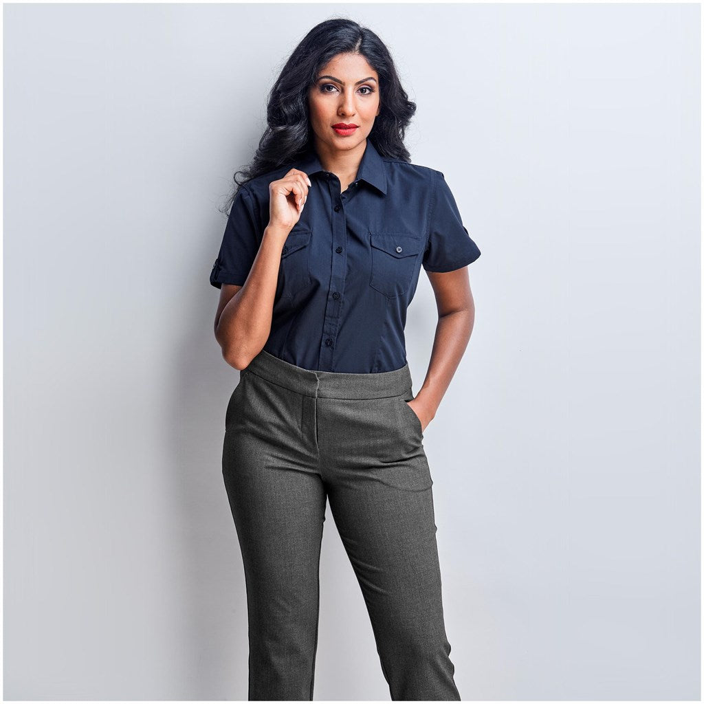 Ladies Short Sleeve Kensington Shirt - South Africa - Mirelle Leather and Lifestyle