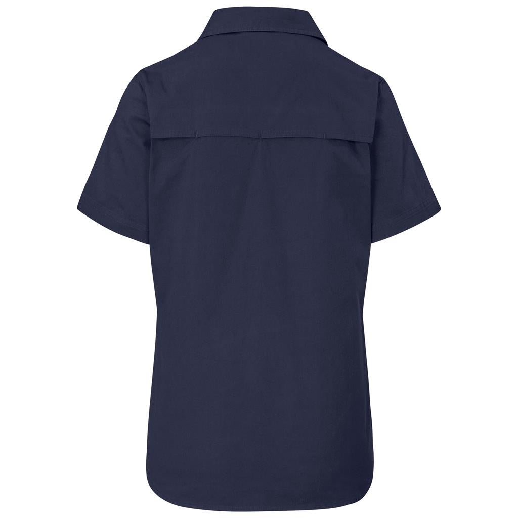 Ladies Short Sleeve Mawenzi Twill Shirt - South Africa - Mirelle Leather and Lifestyle
