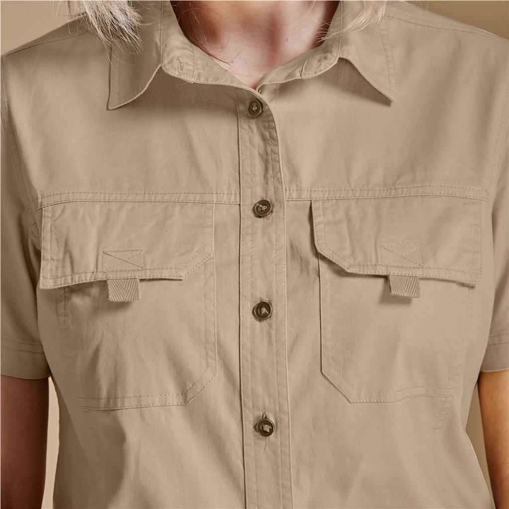 Ladies Short Sleeve Mawenzi Twill Shirt - South Africa - Mirelle Leather and Lifestyle