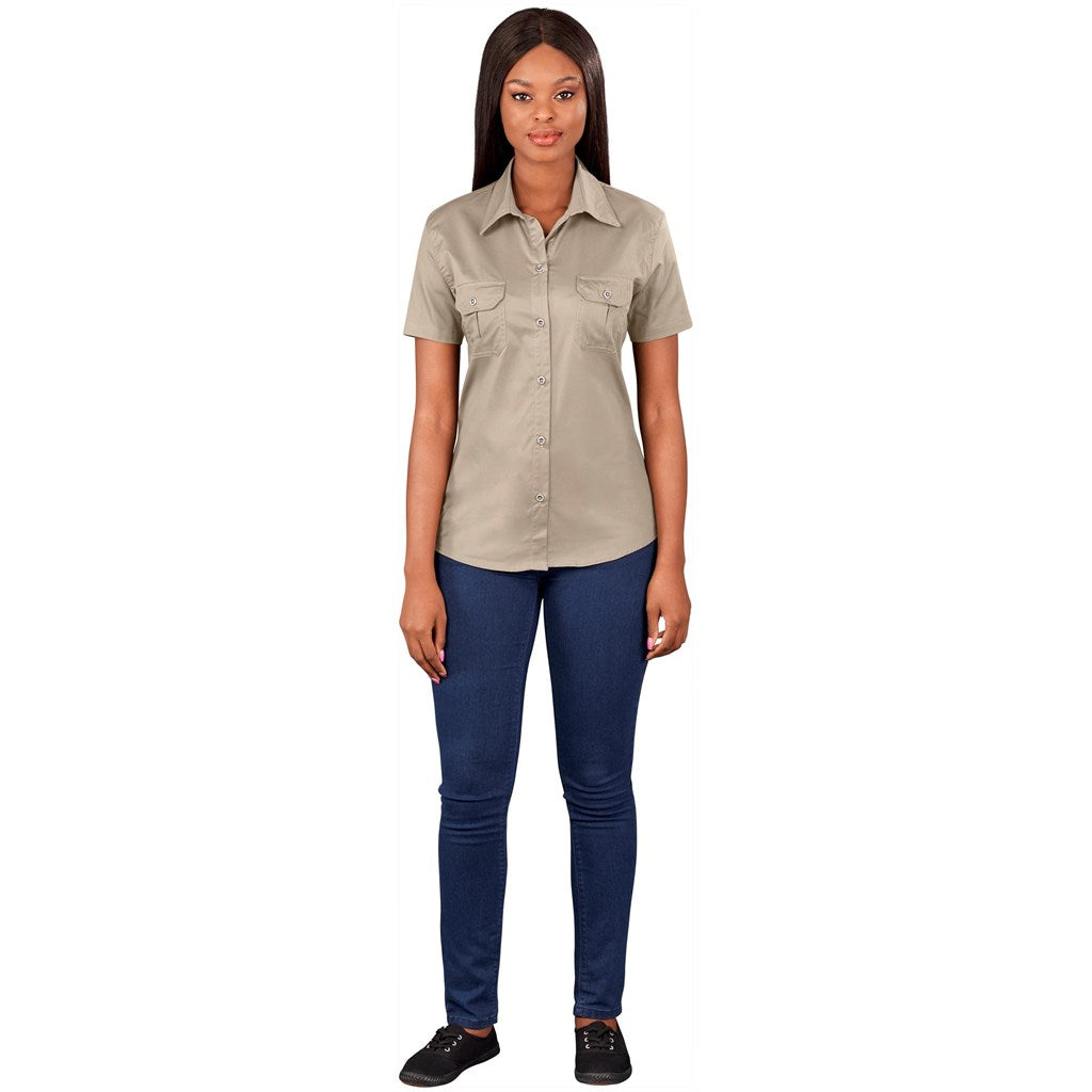 Ladies Short Sleeve Wildstone Shirt - South Africa - Mirelle Leather and Lifestyle
