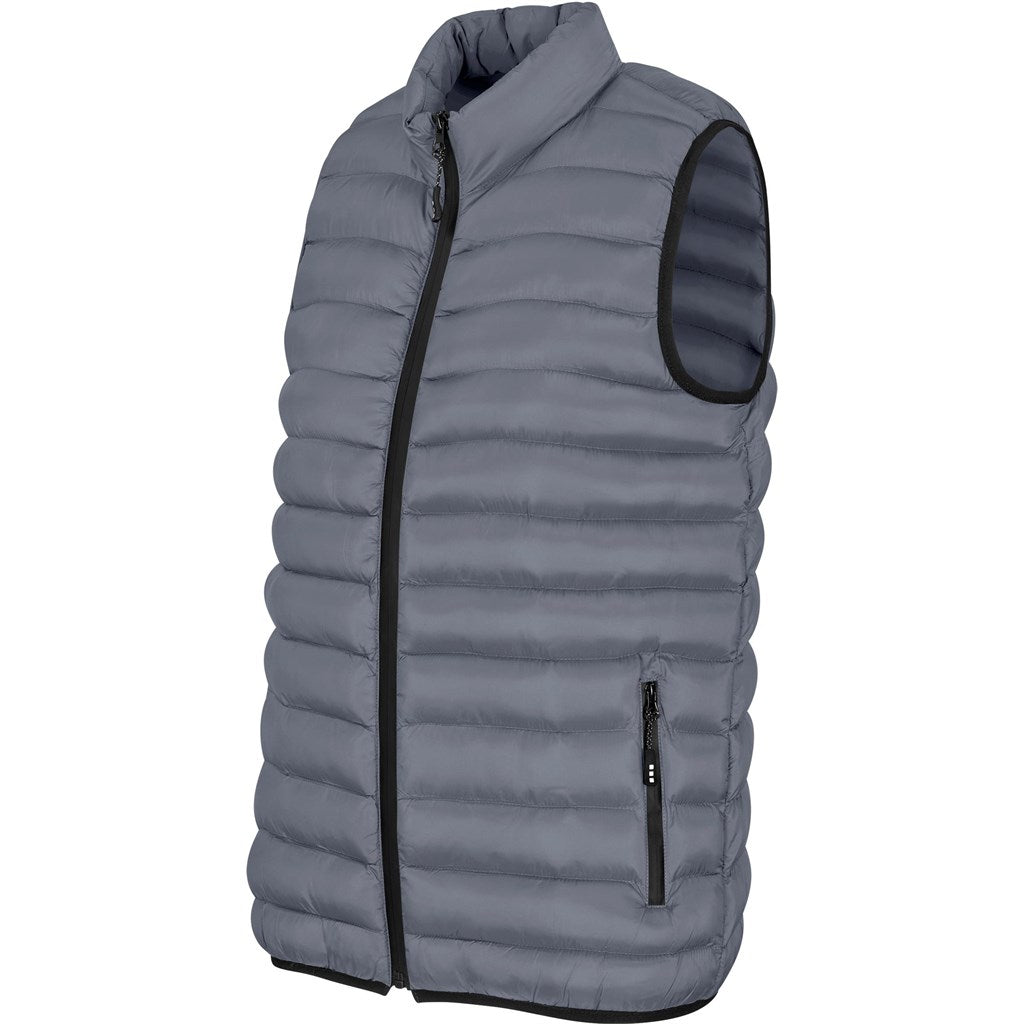 Ladies Utah Bodywarmer - Dark Grey Mirelle Leather and Lifestyle