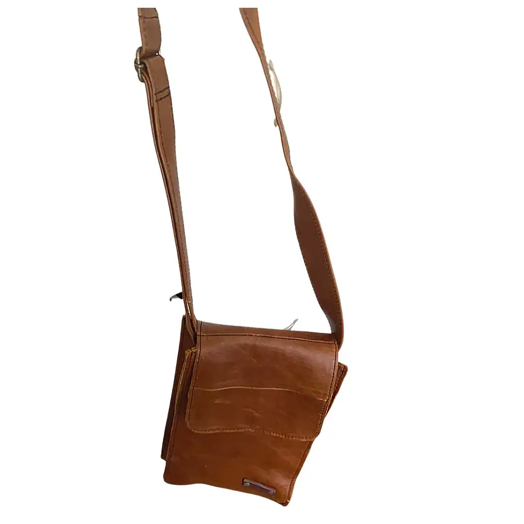 Leather 2 Bottle Sling Carrier Bag | MIRELLE ZA Food & Beverage Carriers Mirelle Leather and Lifestyle