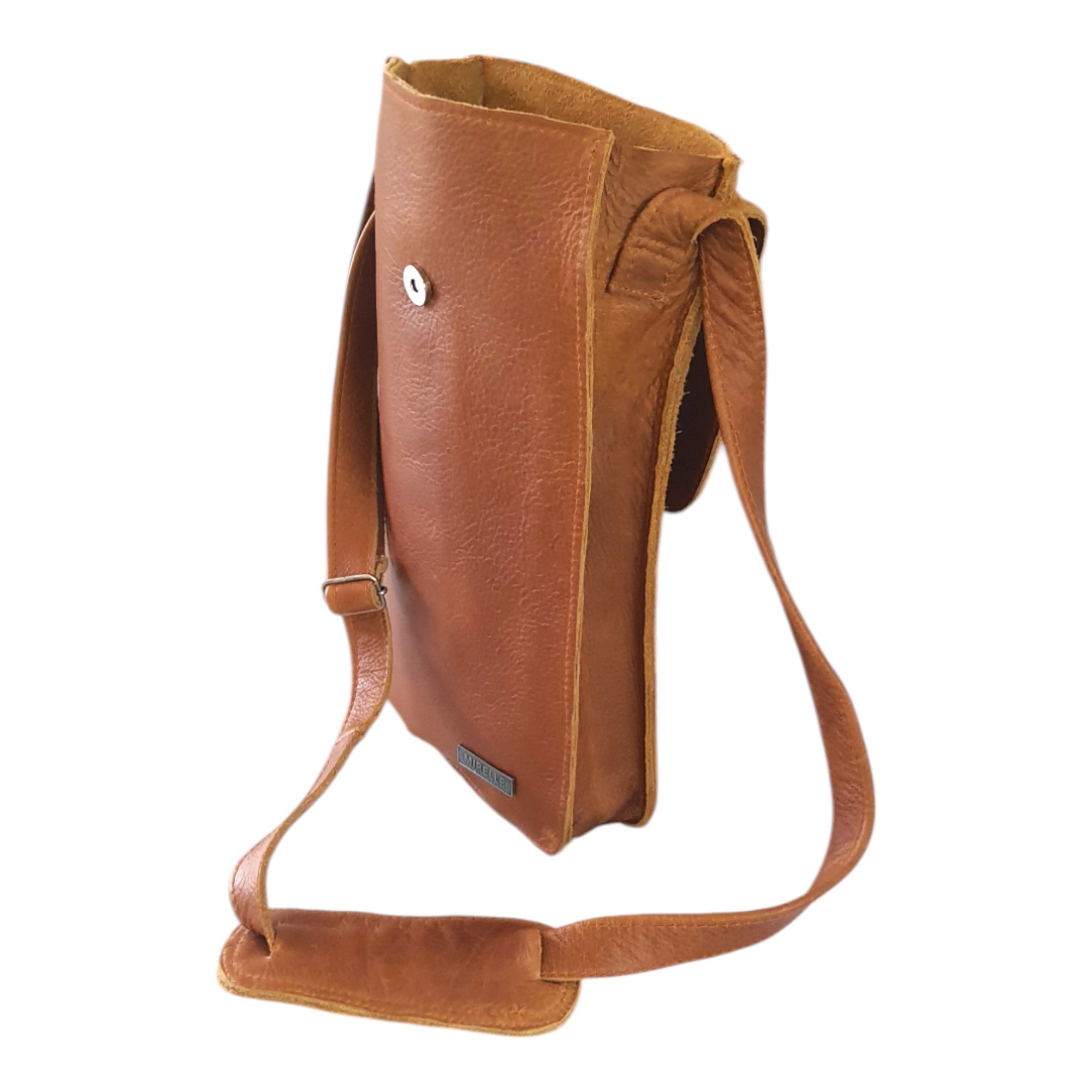 Leather 2 Bottle Sling Carrier Bag | MIRELLE ZA Food & Beverage Carriers Mirelle Leather and Lifestyle