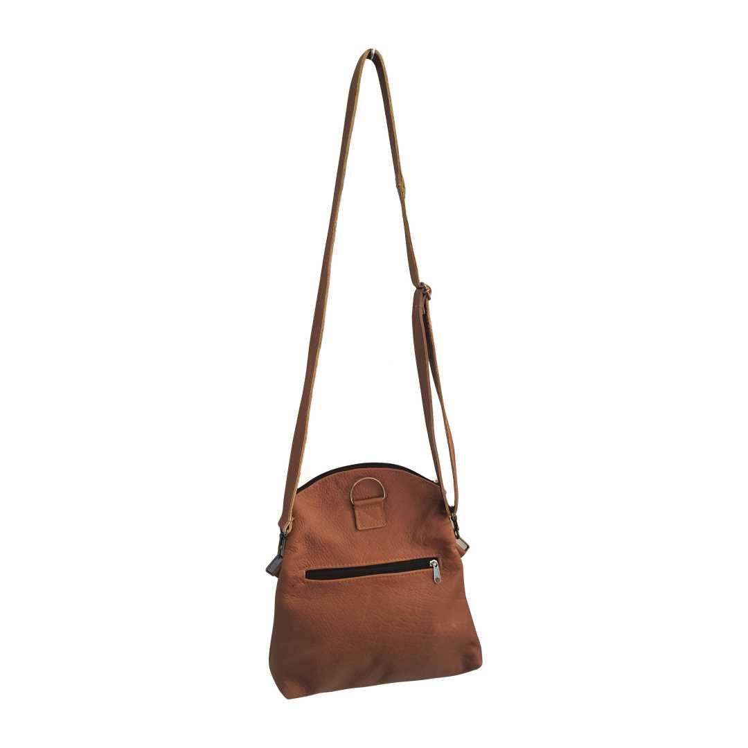 Leather 3-Way Convertible Backpack | Messenger Handbag - MIRELLE ZA Backpack Mirelle Leather and Lifestyle
