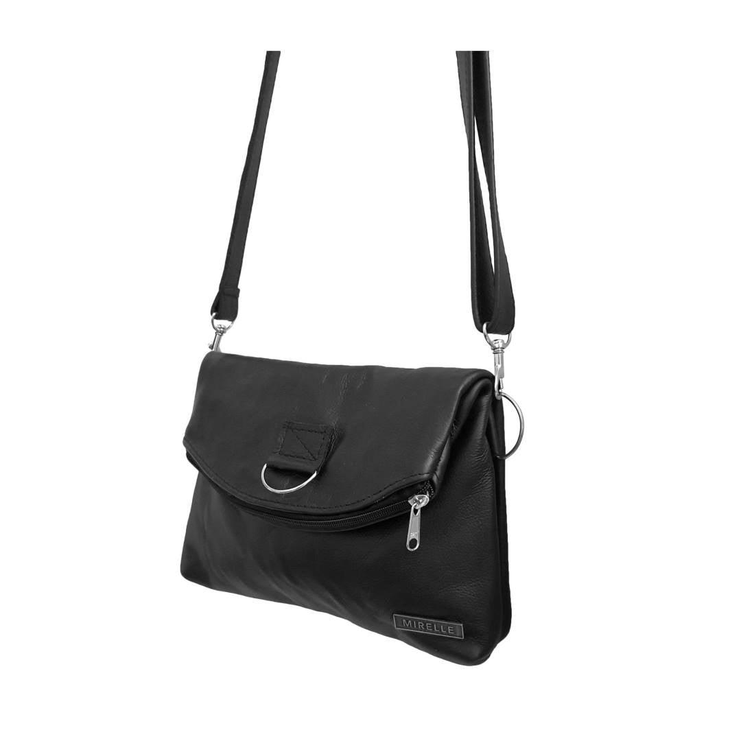 Leather 3-Way Convertible Backpack | Messenger Handbag - MIRELLE ZA Backpack Mirelle Leather and Lifestyle