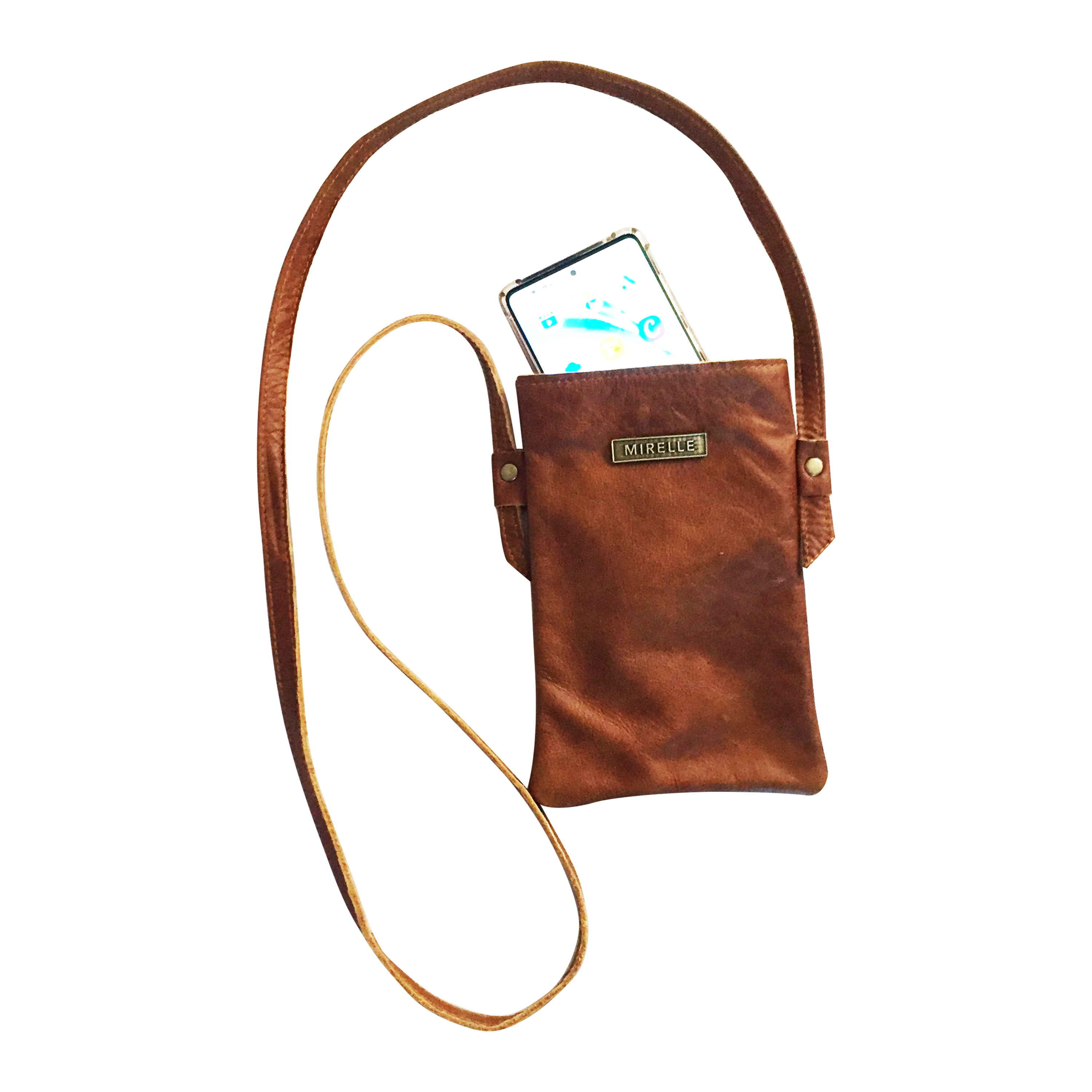 Leather Cellphone Crossbody Sling Handbag for Ladies | MIRELLE ZA Crossbody Handbag Mirelle Leather and Lifestyle