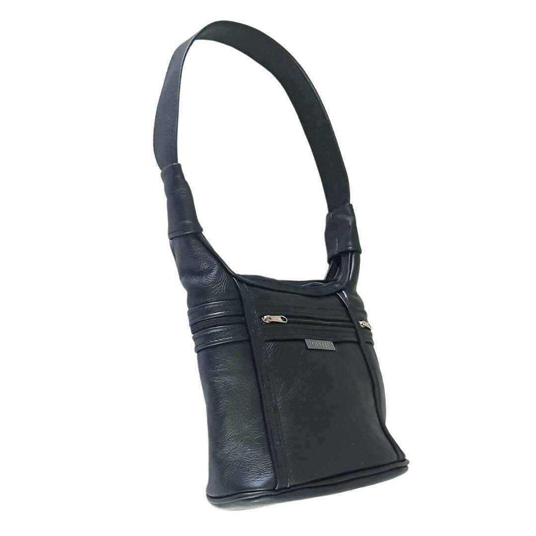 Leather Shoulder Handbag - Two Compartments | MIRELLE - South Africa - Mirelle Leather and Lifestyle