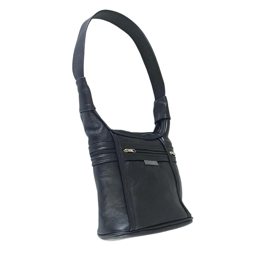 Leather Shoulder Handbag - Two Compartments | MIRELLE ZA Shoulder Handbag Mirelle Leather and Lifestyle
