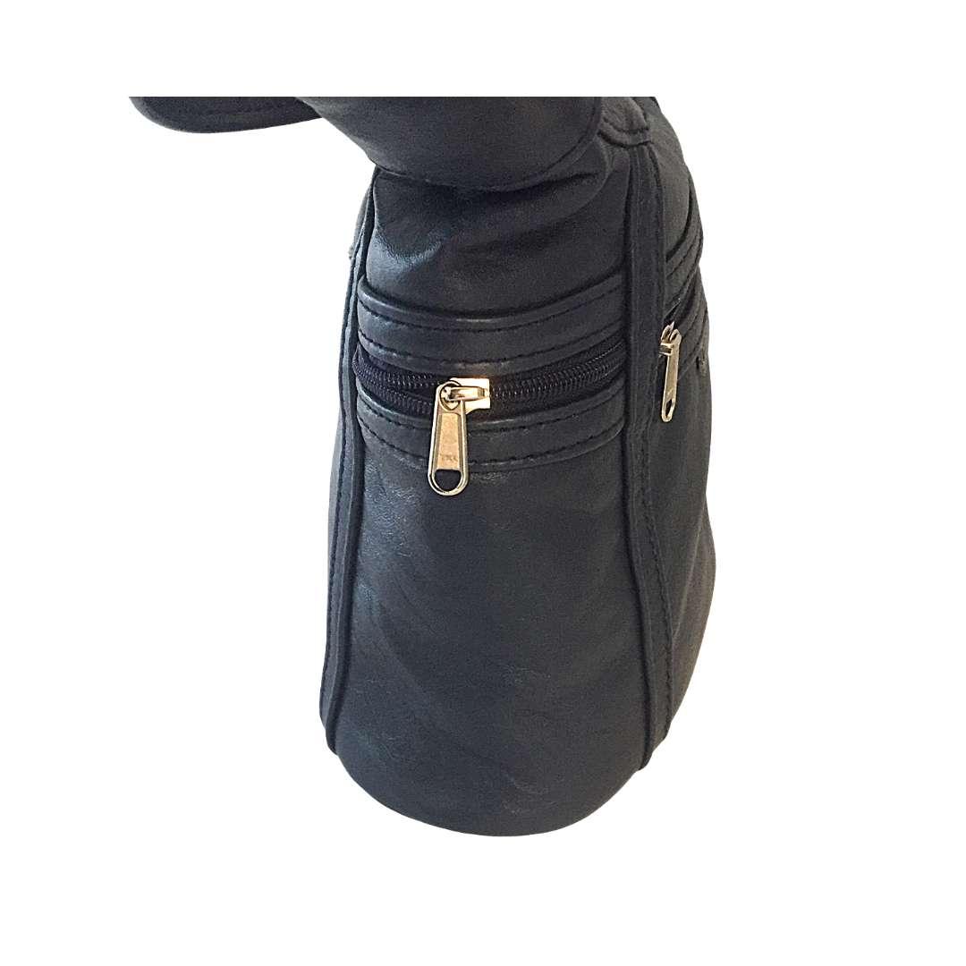 Leather Shoulder Handbag - Two Compartments | MIRELLE ZA Shoulder Handbag Mirelle Leather and Lifestyle