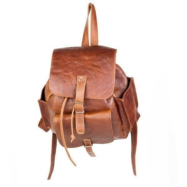 Leather Tourist Backpack Satchel Handbag | MIRELLE ZA Backpack Mirelle Leather and Lifestyle