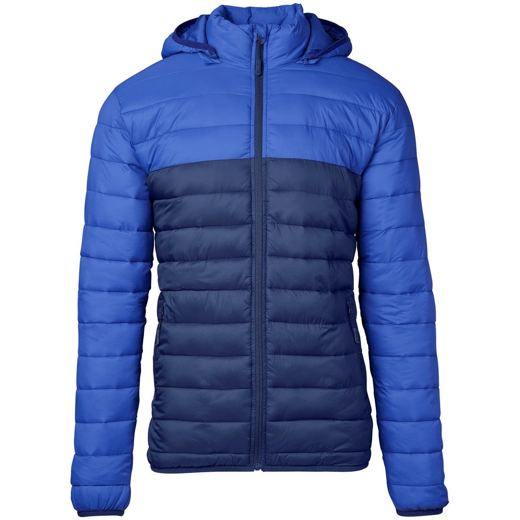 Mens Kyoto Two-Tone Jacket - Navy Mirelle Leather and Lifestyle