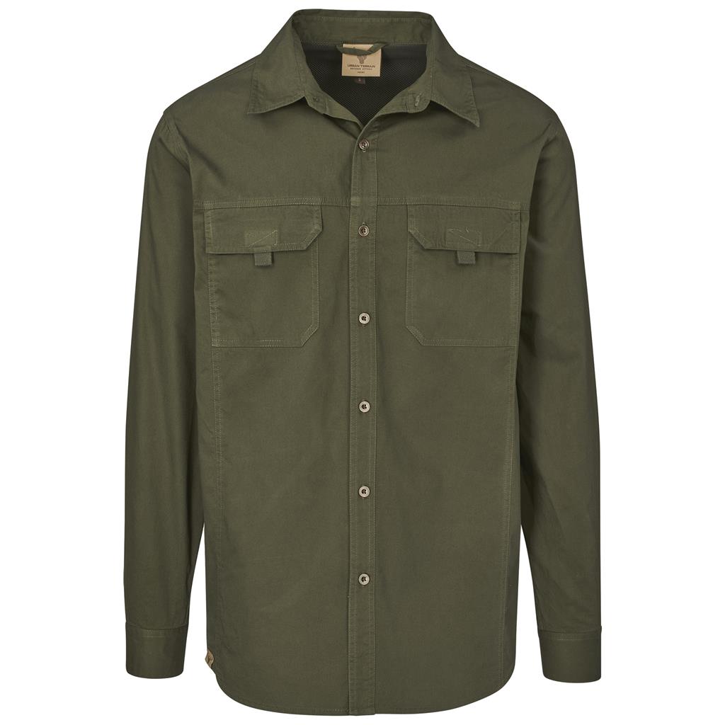 Mens Long Sleeve Mawenzi Twill Shirt - South Africa - Mirelle Leather and Lifestyle