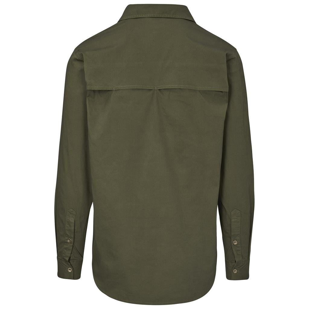 Mens Long Sleeve Mawenzi Twill Shirt - South Africa - Mirelle Leather and Lifestyle