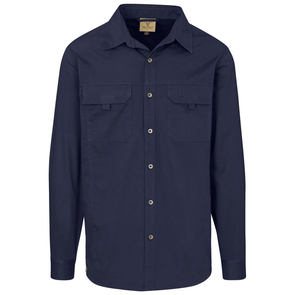 Mens Long Sleeve Mawenzi Twill Shirt - South Africa - Mirelle Leather and Lifestyle