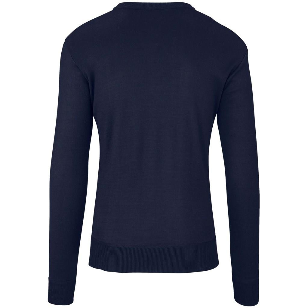 Mens Long Sleeve Peru V-Neck Jersey - Navy Mirelle Leather and Lifestyle