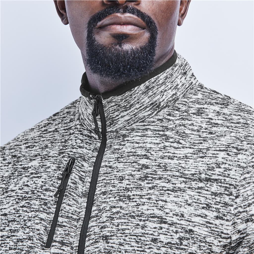 Mens Paragon Fleece Jacket - Grey Mirelle Leather and Lifestyle