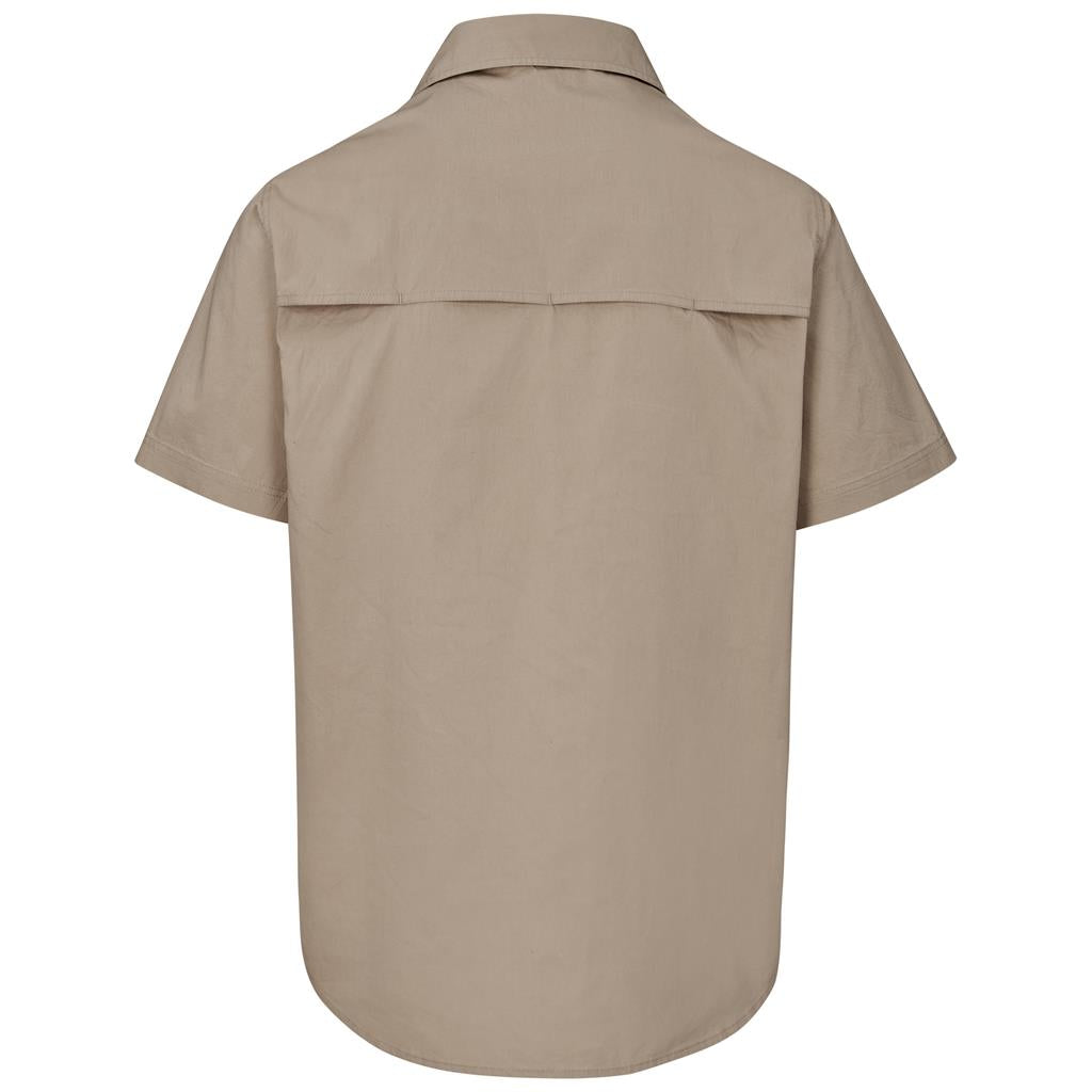 Mens Short Sleeve Mawenzi Twill Shirt - South Africa - Mirelle Leather and Lifestyle