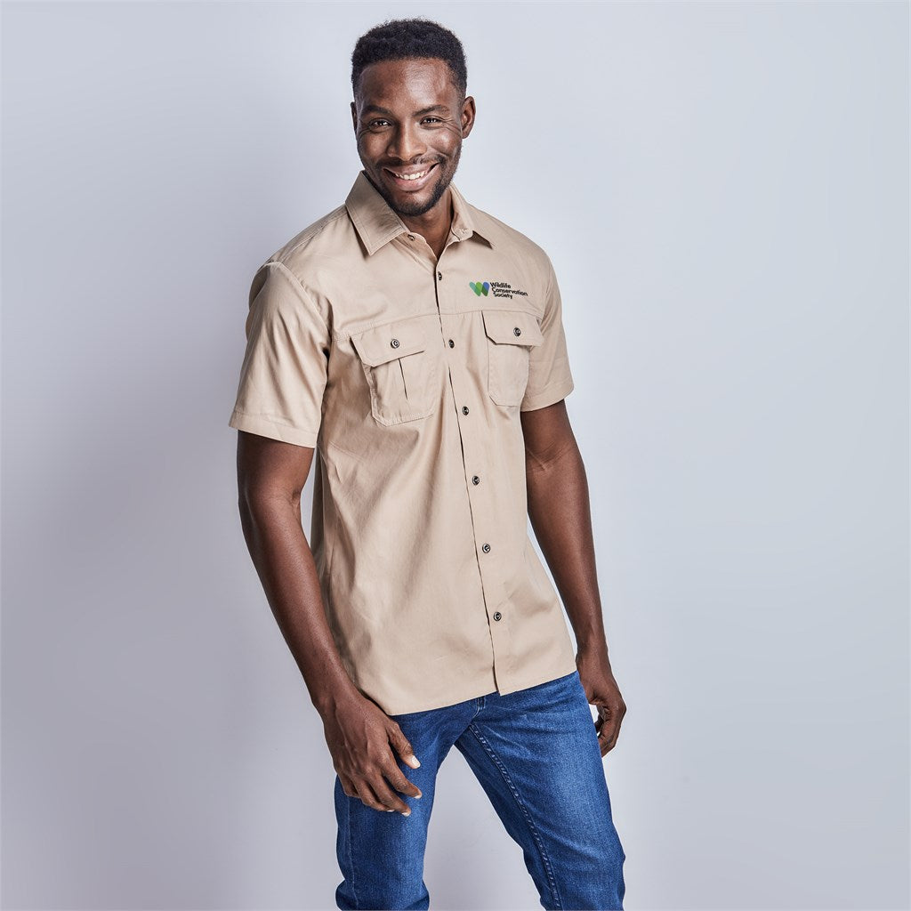 Mens Short Sleeve Wildstone Shirt - South Africa - Mirelle Leather and Lifestyle