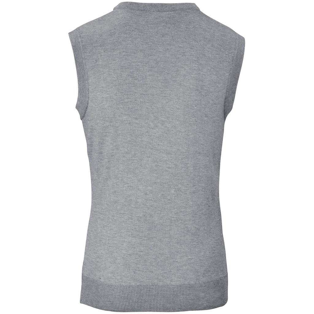 Mens Sleeveless Peru V-Neck Jersey - Grey Mirelle Leather and Lifestyle