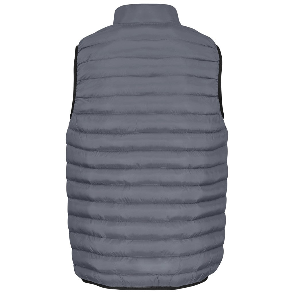 Mens Utah Bodywarmer - Dark Grey Mirelle Leather and Lifestyle