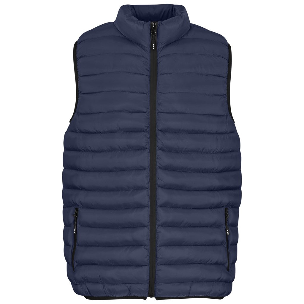 Mens Utah Bodywarmer - Navy Mirelle Leather and Lifestyle