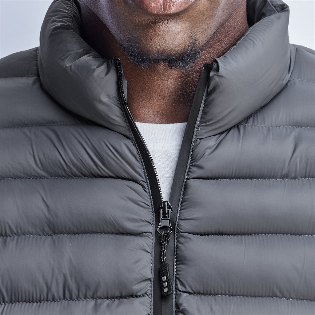 Mens Utah Jacket - Dark Grey Mirelle Leather and Lifestyle