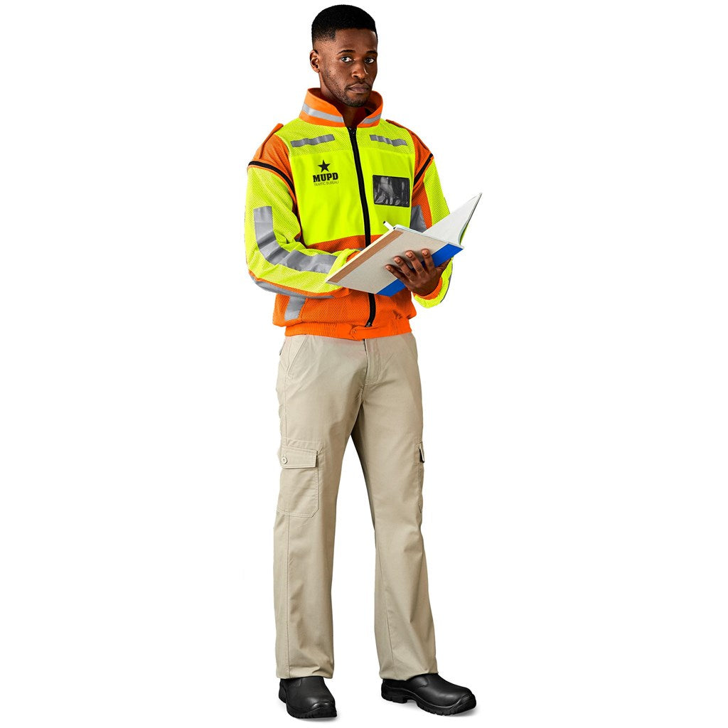 Metro Two-Tone Hi-Viz Reflective Zip-Off Jacket Mirelle Leather and Lifestyle