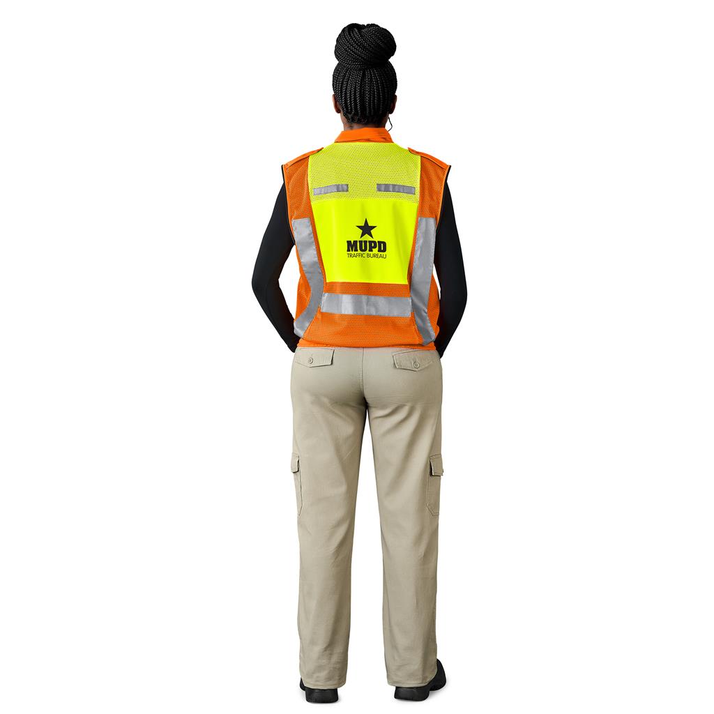 Metro Two-Tone Hi-Viz Reflective Zip-Off Jacket Mirelle Leather and Lifestyle