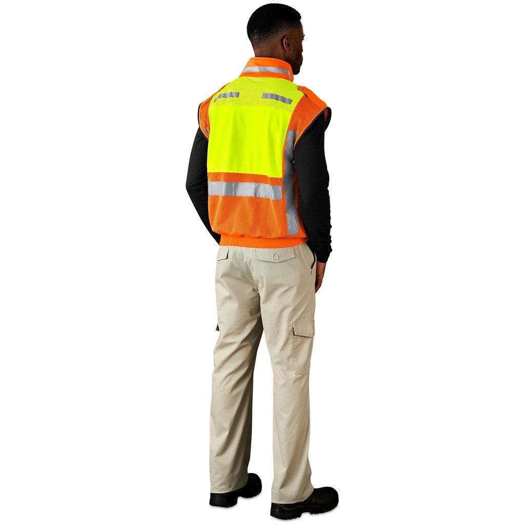 Metro Two-Tone Hi-Viz Reflective Zip-Off Jacket Mirelle Leather and Lifestyle