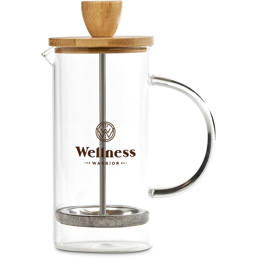 Okiyo Aibo Glass & Bamboo Coffee Set Mirelle Leather and Lifestyle