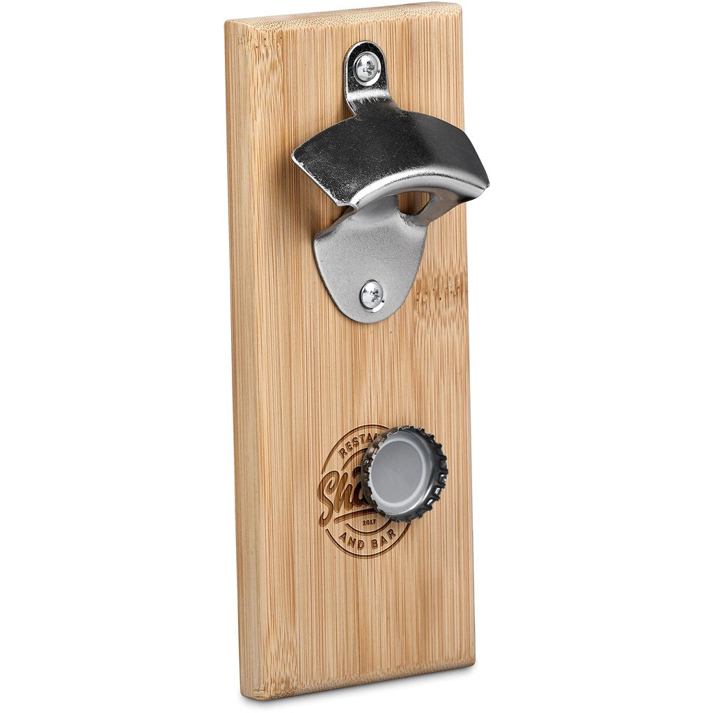Okiyo Akeru Bamboo Fridge Bottle Opener Mirelle Leather and Lifestyle