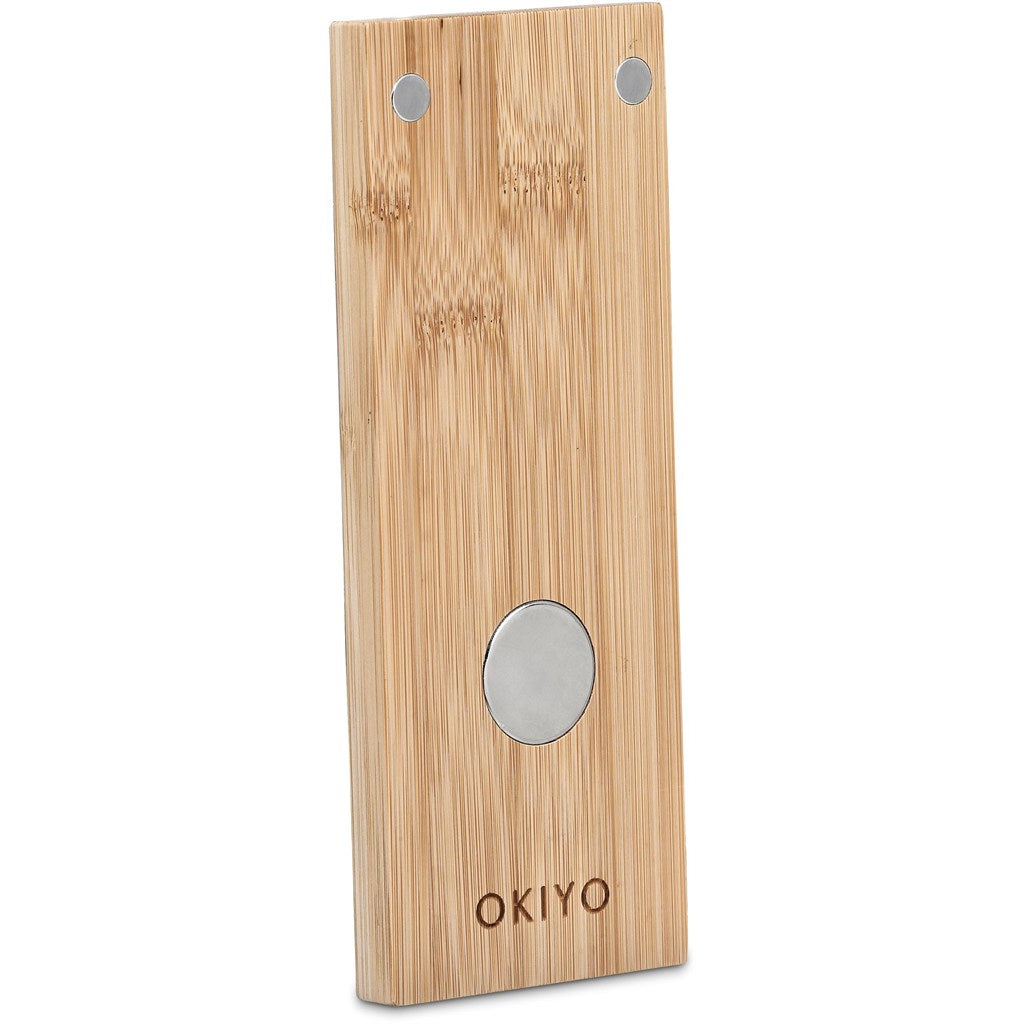 Okiyo Akeru Bamboo Fridge Bottle Opener Mirelle Leather and Lifestyle