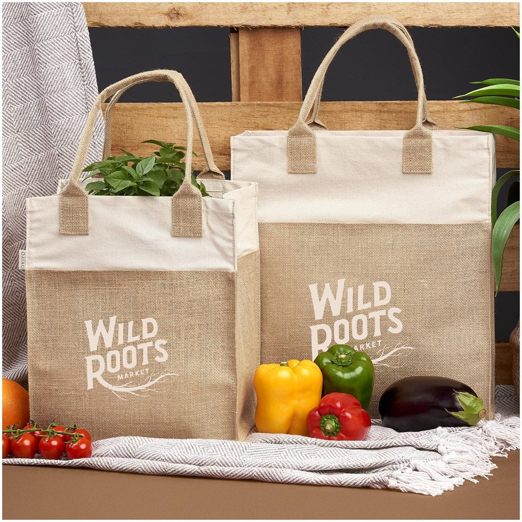 Okiyo Atsui Jute & Cotton Tote Mirelle Leather and Lifestyle